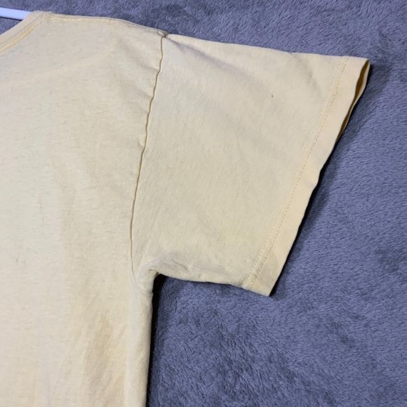 Vintage Gus Macker Shirt Mens Large Gusbuster Basketball Retro Yellow Faded 90s - Picture 12 of 12